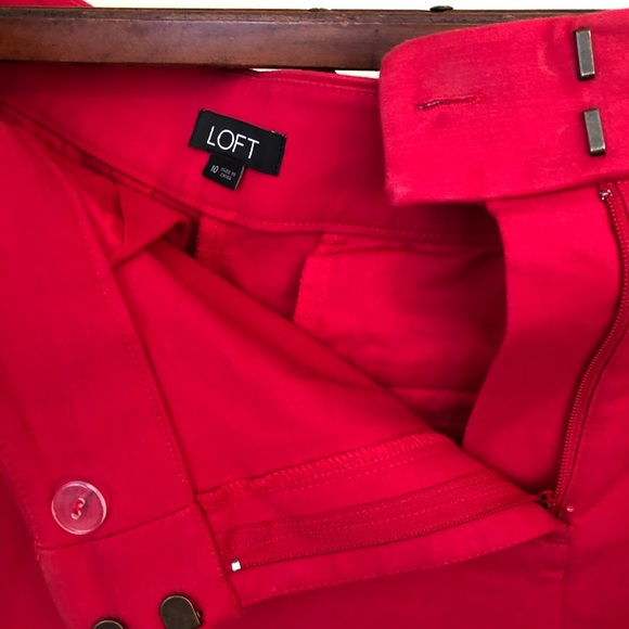 Loft comfortable red pants - Picture 2 of 8